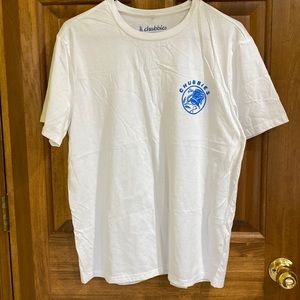 chubbies white tee.  medium